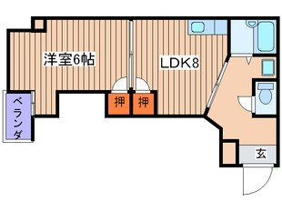 ｻﾝｴｽﾄ南森町の物件間取画像